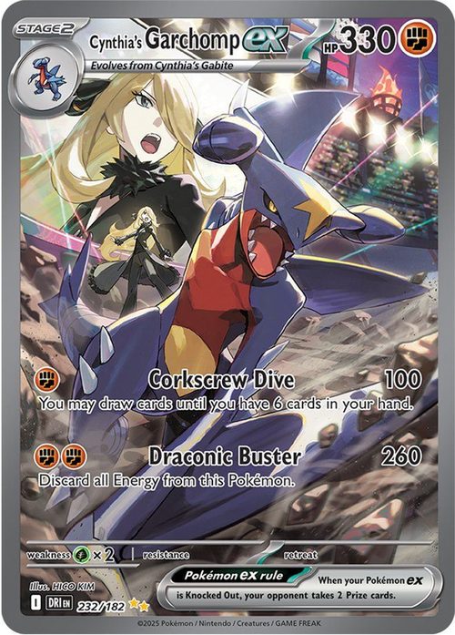 Cynthia's Garchomp ex SAR