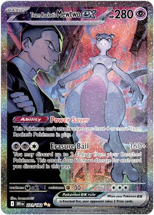 Team Rocket's Mewtwo ex SAR